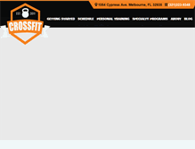 Tablet Screenshot of crossfitriseabove.com